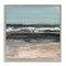 Stupell Industries Moody Grey Beach Waves Framed Giclee Wall Art Design by Ethan Harper